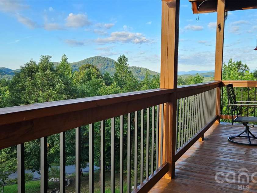 53 Osprey Lane, Nebo, NC 28761.  MLS# CAR4377357, YatesRealty ID 25865. View from back deck