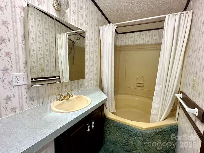 572 Blue Ridge Gem Stone Road, Spruce Pine, NC 28777.  MLS# CAR4279769, YatesRealty ID 25866. Master Bath