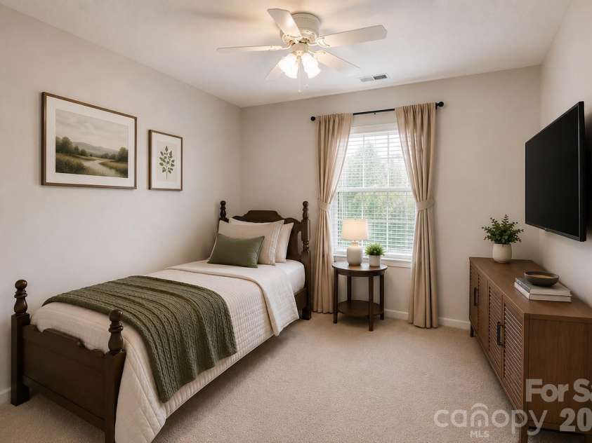 1010 Ridgefield Circle, Indian Trail, NC 28079.  MLS# CAR4385129, YatesRealty ID 25870. Virtually staged