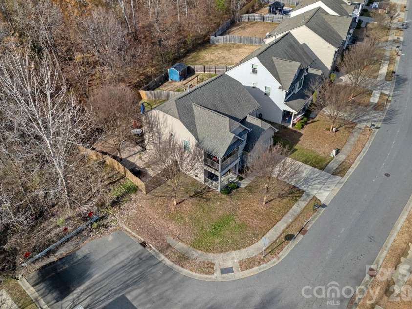 1203 Guadalupe Lane, Charlotte, NC 28214.  MLS# CAR4362862, YatesRealty ID 25873. Aerial