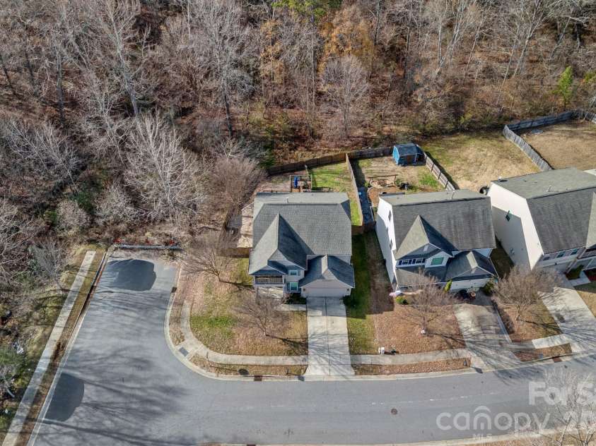 1203 Guadalupe Lane, Charlotte, NC 28214.  MLS# CAR4362862, YatesRealty ID 25873. Aerial