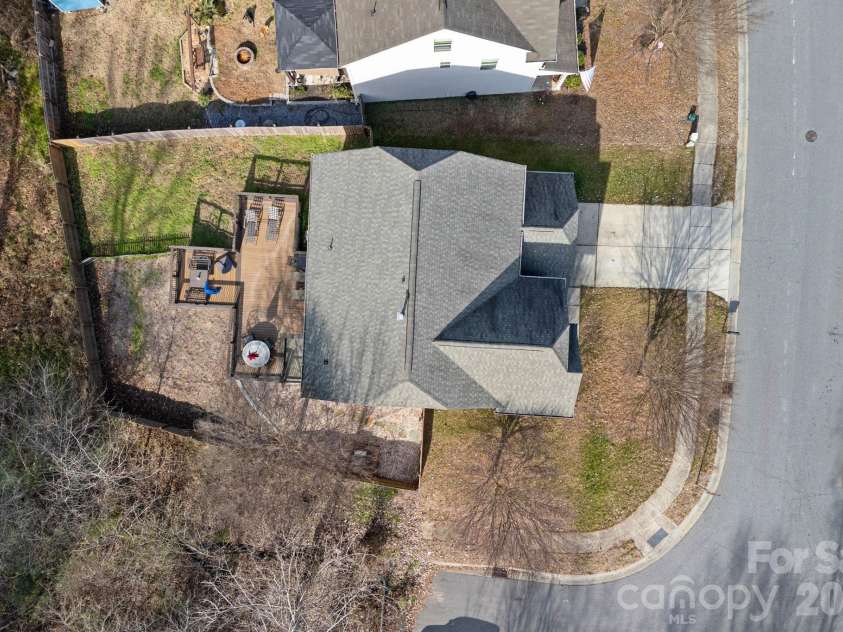 1203 Guadalupe Lane, Charlotte, NC 28214.  MLS# CAR4362862, YatesRealty ID 25873. Aerial