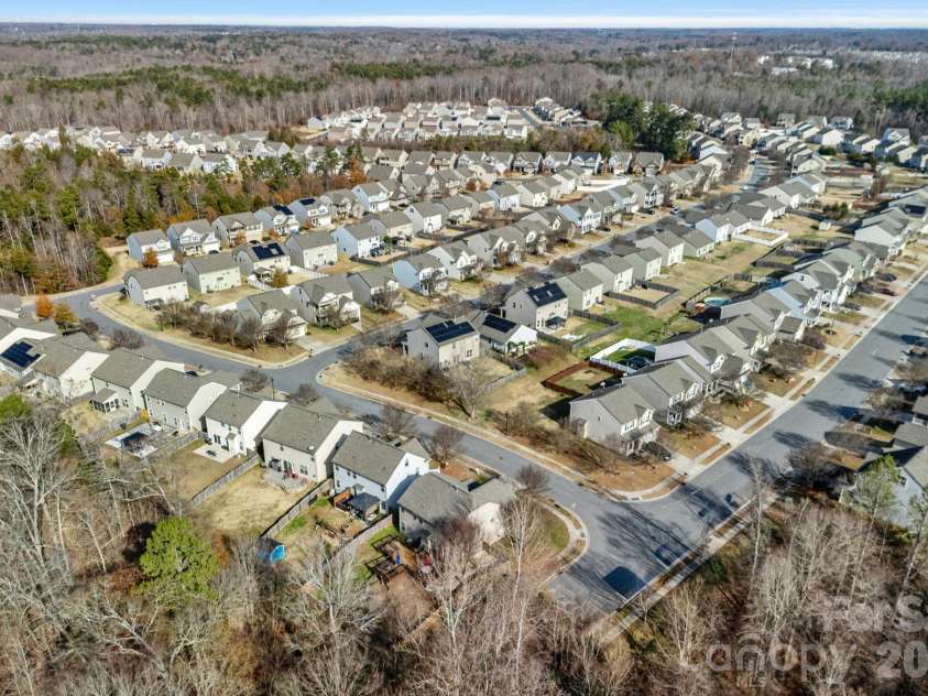 1203 Guadalupe Lane, Charlotte, NC 28214.  MLS# CAR4362862, YatesRealty ID 25873. Aerial