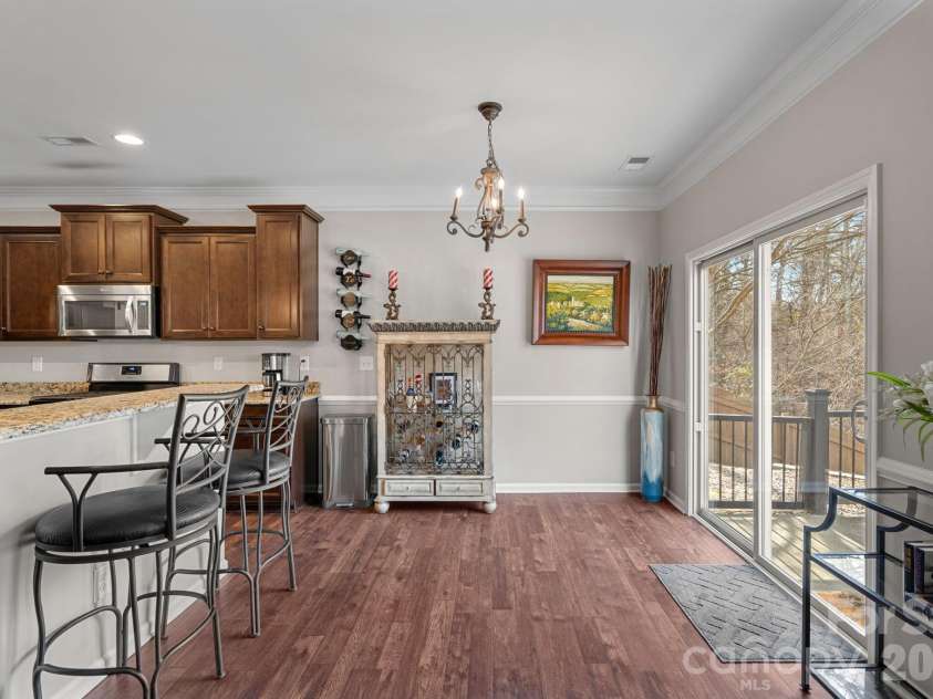 1203 Guadalupe Lane, Charlotte, NC 28214.  MLS# CAR4362862, YatesRealty ID 25873. Breakfast Nook