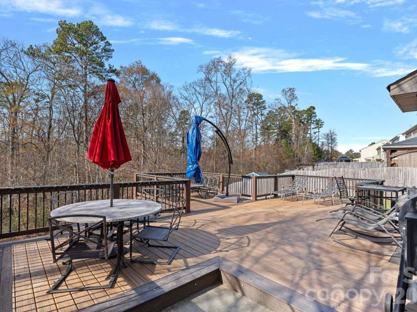 1203 Guadalupe Lane, Charlotte, NC 28214.  MLS# CAR4362862, YatesRealty ID 25873. Rear Deck