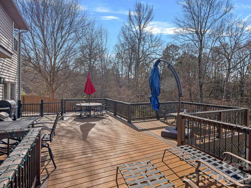 1203 Guadalupe Lane, Charlotte, NC 28214.  MLS# CAR4362862, YatesRealty ID 25873. Rear Deck