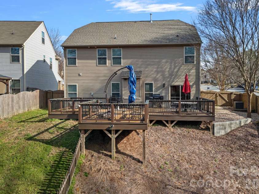 1203 Guadalupe Lane, Charlotte, NC 28214.  MLS# CAR4362862, YatesRealty ID 25873. Rear Elevation