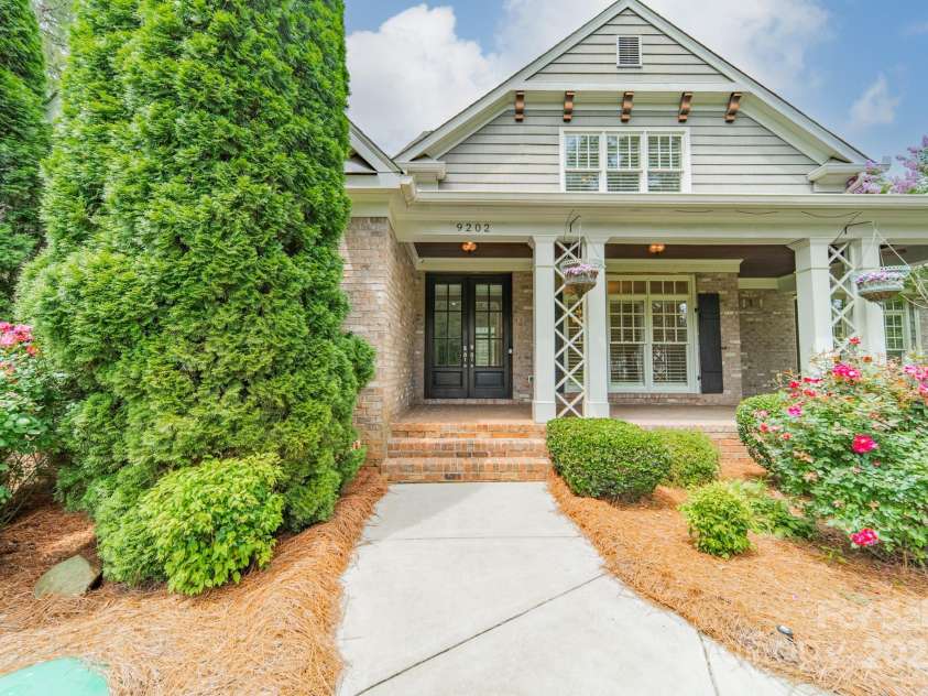 9202 Arlington Hills Drive, Mint Hill, NC 28227.  MLS# CAR4262986, YatesRealty ID 25878. Front Porch