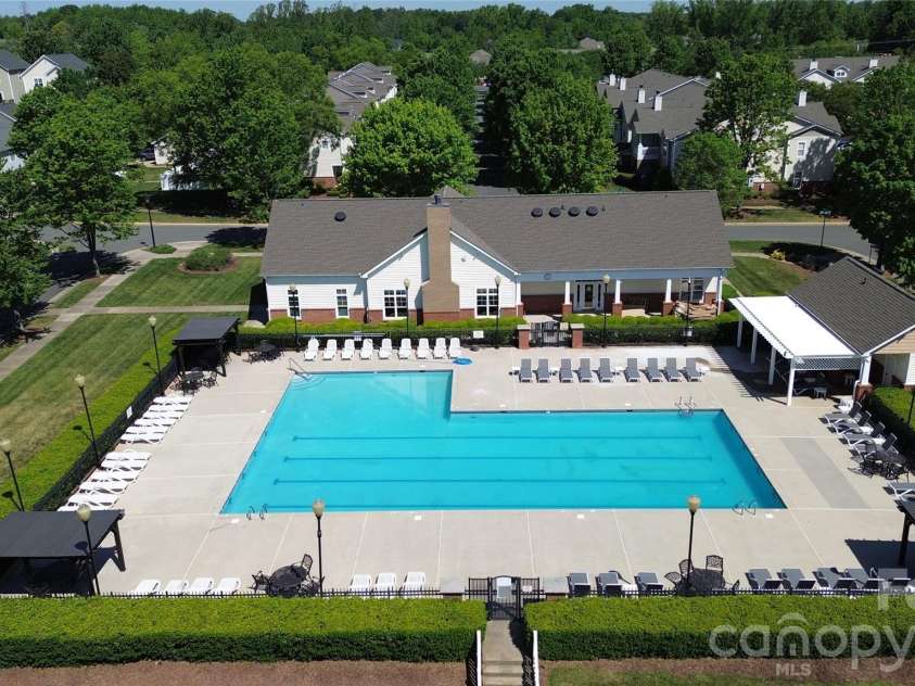 17113 Doe Valley Court, Cornelius, NC 28031.  MLS# CAR4331487, YatesRealty ID 25888. Pool and clubhouse