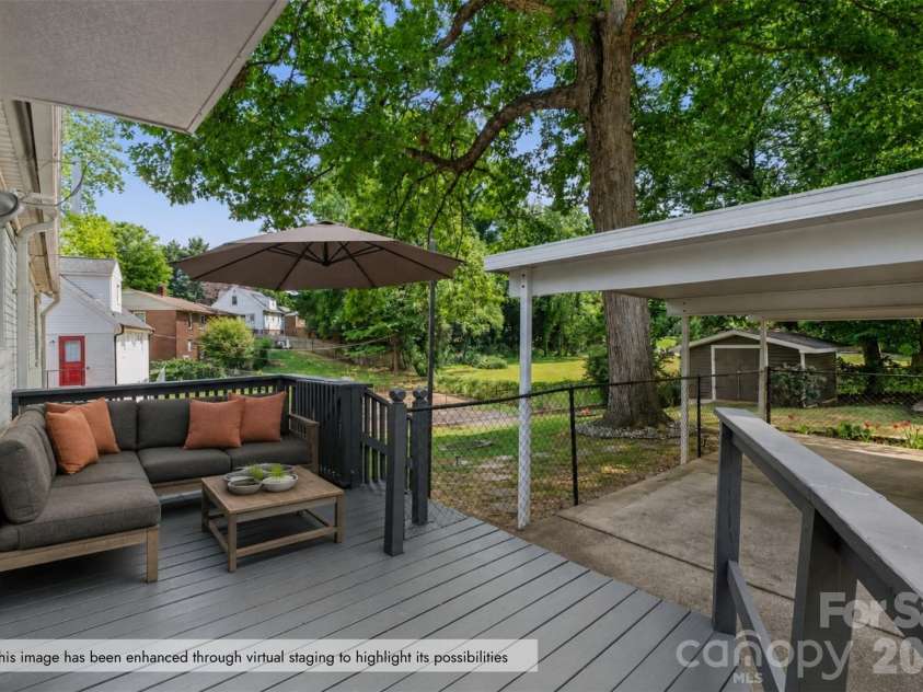 3231 Eastwood Drive, Charlotte, NC 28205.  MLS# CAR4379099, YatesRealty ID 25889. This image has been enhanced by virtual staging to highlight its possibilities