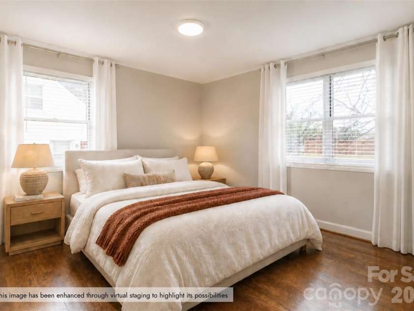 3231 Eastwood Drive, Charlotte, NC 28205.  MLS# CAR4379099, YatesRealty ID 25889. This image has been enhanced by virtual staging to highlight its possibilities
