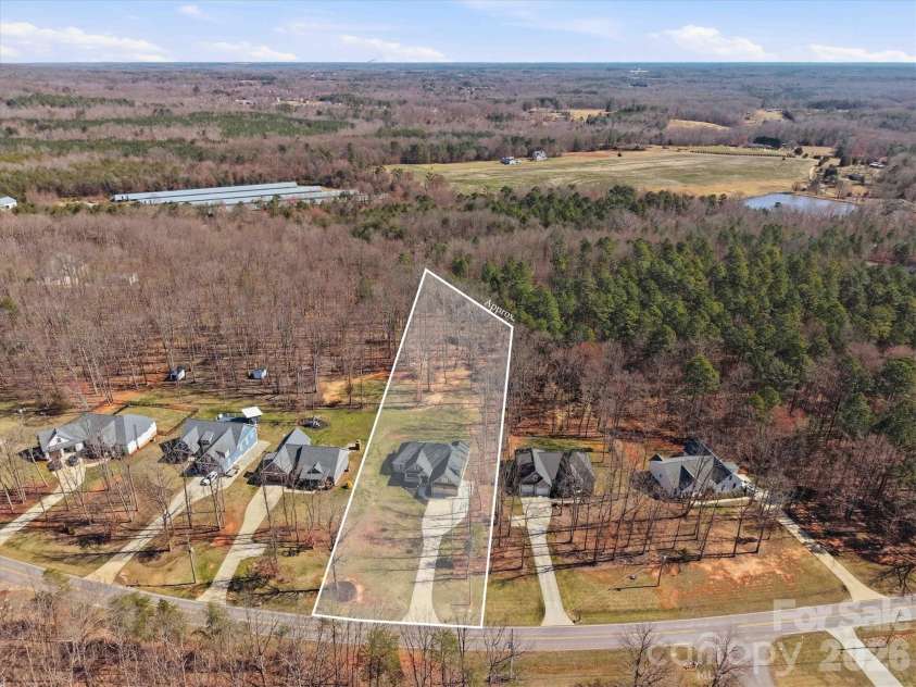 2586 Lee Lawing Road, Lincolnton, NC 28092.  MLS# CAR4351589, YatesRealty ID 25894. Boundary lines are approximate and for visual representation only.
