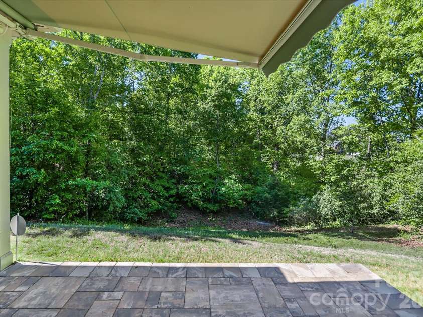 4097 Canopy Creek Drive, Denver, NC 28037.  MLS# CAR4373719, YatesRealty ID 25897. Backyard is practically surrounded by community common space creating very private feeling