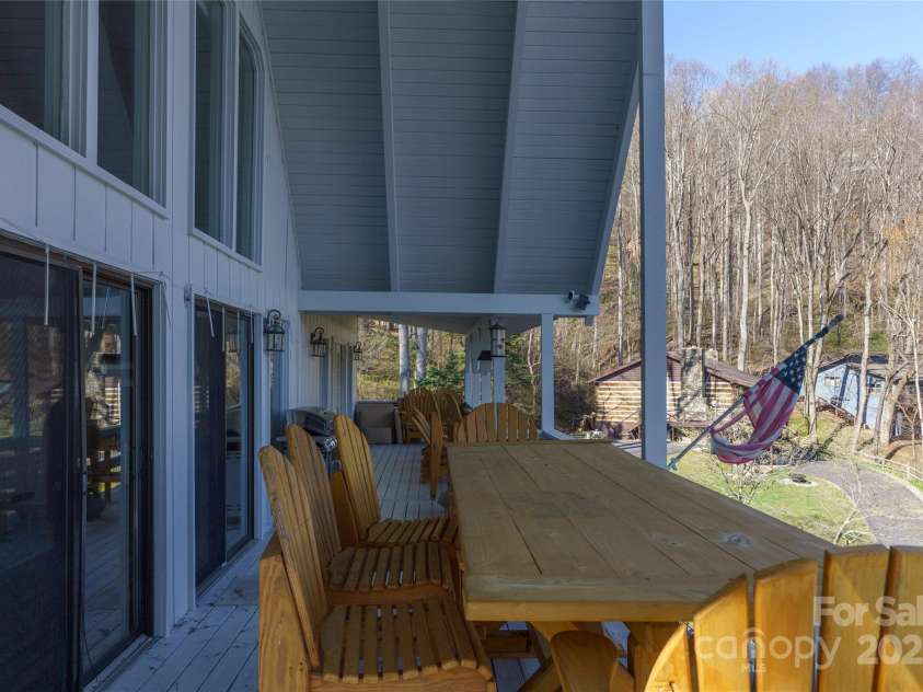 158 Blackberry Lane, Maggie Valley, NC 28751.  MLS# CAR4242897, YatesRealty ID 259. Another View From Deck