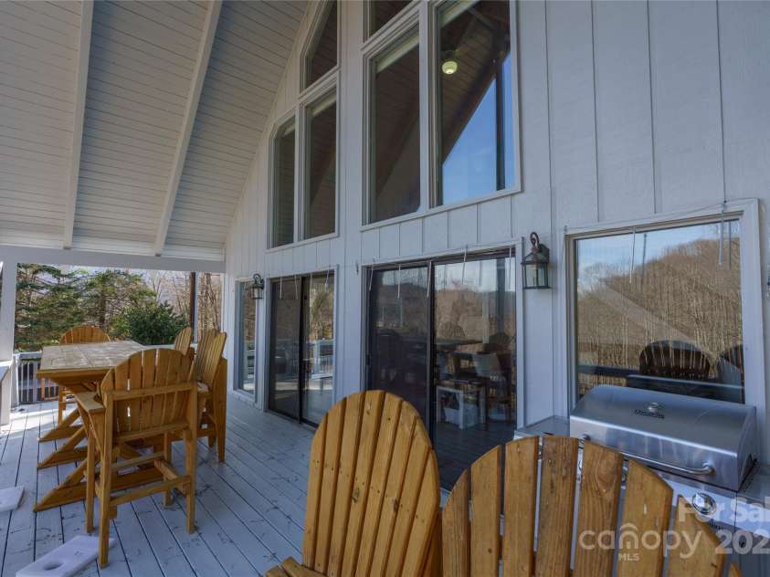 158 Blackberry Lane, Maggie Valley, NC 28751.  MLS# CAR4242897, YatesRealty ID 259. Another View of Deck