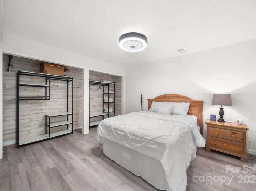 158 Blackberry Lane, Maggie Valley, NC 28751.  MLS# CAR4242897, YatesRealty ID 259. Lower Level Bedroom