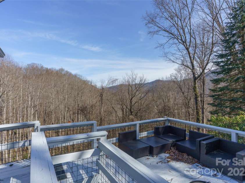 158 Blackberry Lane, Maggie Valley, NC 28751.  MLS# CAR4242897, YatesRealty ID 259. Mountain View From Lower Deck