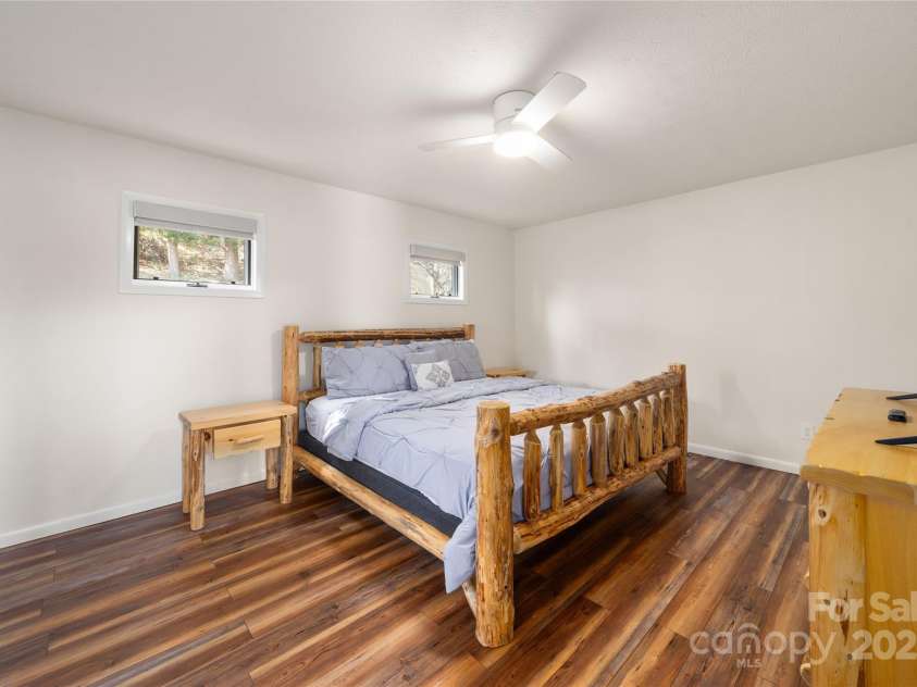 158 Blackberry Lane, Maggie Valley, NC 28751.  MLS# CAR4242897, YatesRealty ID 259. Primary Bedroom Main Level