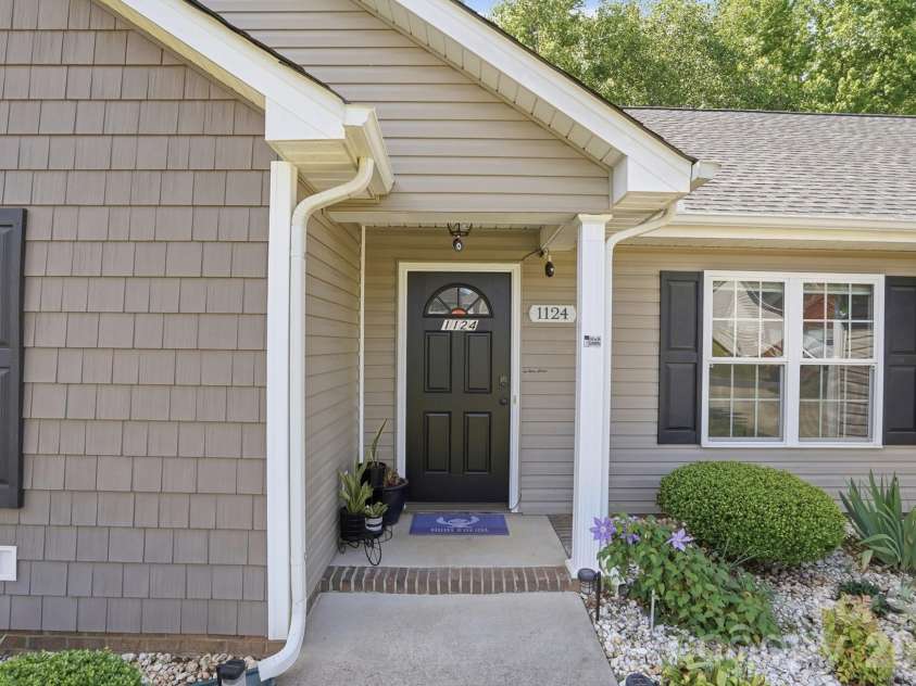 1124 Turtle Ridge Drive, Monroe, NC 28110.  MLS# CAR4372125, YatesRealty ID 25900. Covered Porch