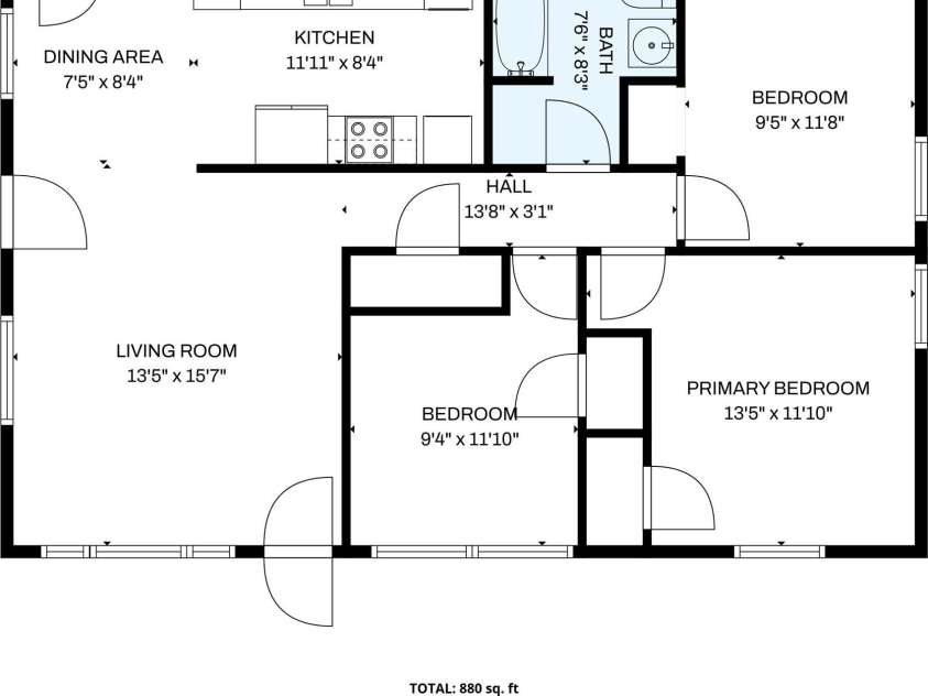 203 Kennedy Drive, Swannanoa, NC 28778.  MLS# CAR4381236, YatesRealty ID 25908. Cozy layout.