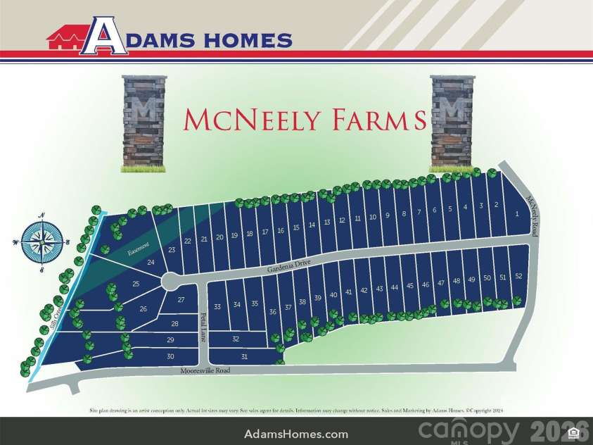 1275 Gardenia Drive, Mt Ulla, NC 28125.  MLS# CAR4366707, YatesRealty ID 25912. 