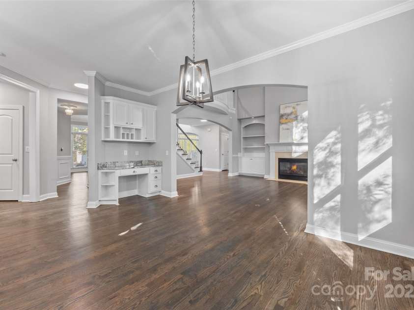7146 Harcourt Crossing, Indian Land, SC 29707.  MLS# CAR4313502, YatesRealty ID 25914. Breakfast Area looking towards great room