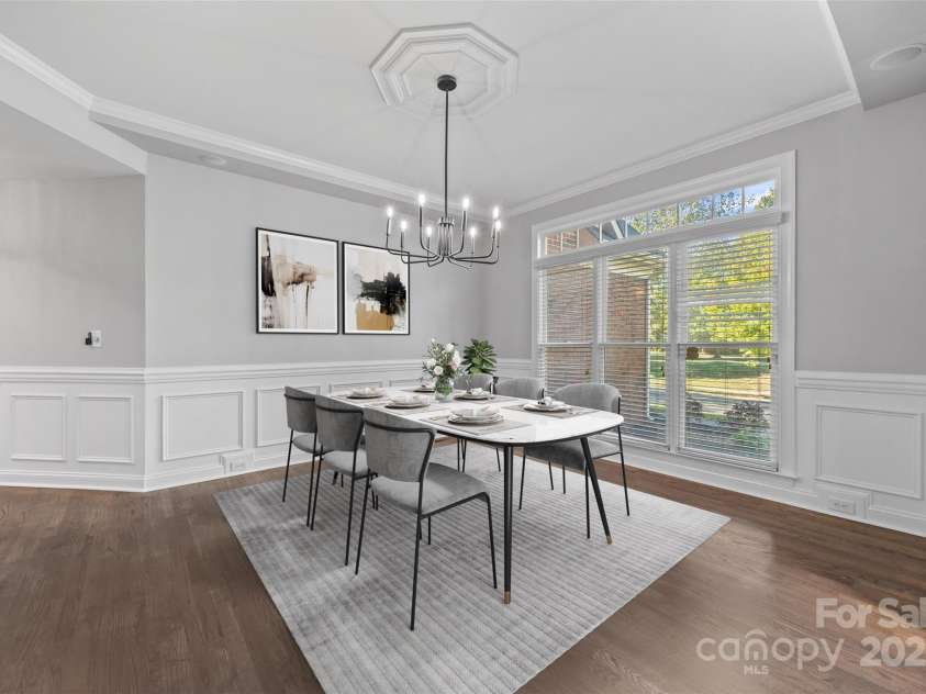 7146 Harcourt Crossing, Indian Land, SC 29707.  MLS# CAR4313502, YatesRealty ID 25914. Dining Room (virtually staged)