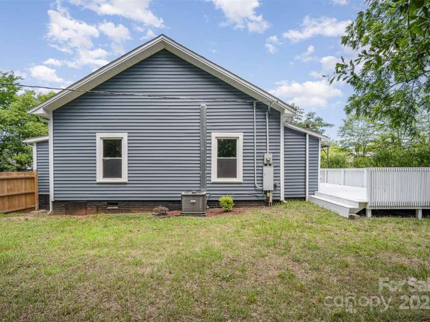 201 Valley Street, Stanley, NC 28164.  MLS# CAR4272751, YatesRealty ID 25919. Back of the house