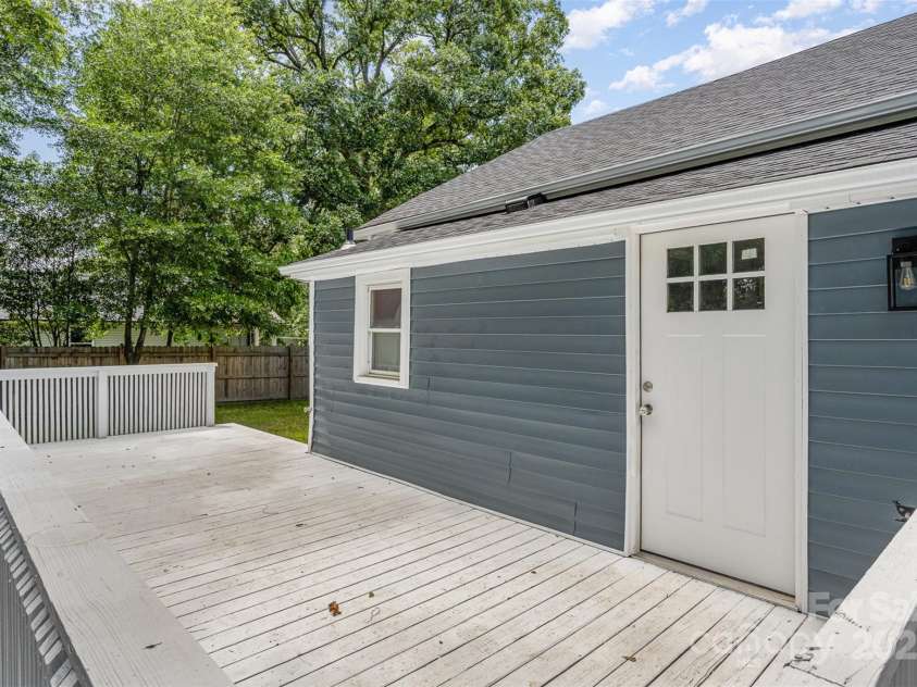 201 Valley Street, Stanley, NC 28164.  MLS# CAR4272751, YatesRealty ID 25919. Wood patio