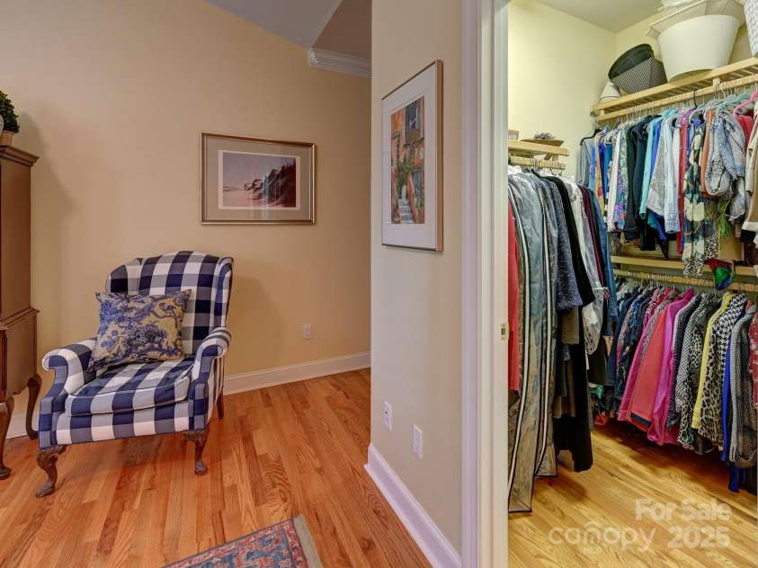 43 Towne Place Drive, Hendersonville, NC 28792.  MLS# CAR4276798, YatesRealty ID 25921. Large guest bedroom with walk in closet