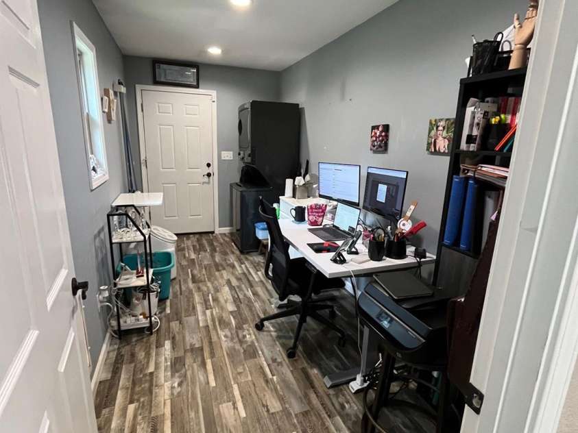 58 Mary's Lane, Marion, NC 28752.  MLS# CAR4274922, YatesRealty ID 25926. Laundry room also used as an office