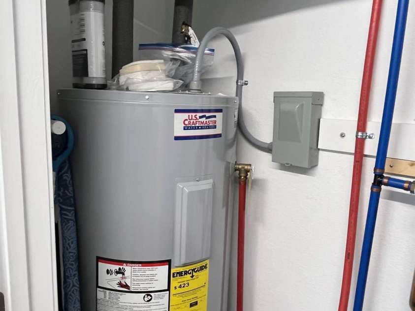 58 Mary's Lane, Marion, NC 28752.  MLS# CAR4274922, YatesRealty ID 25926. Water heater