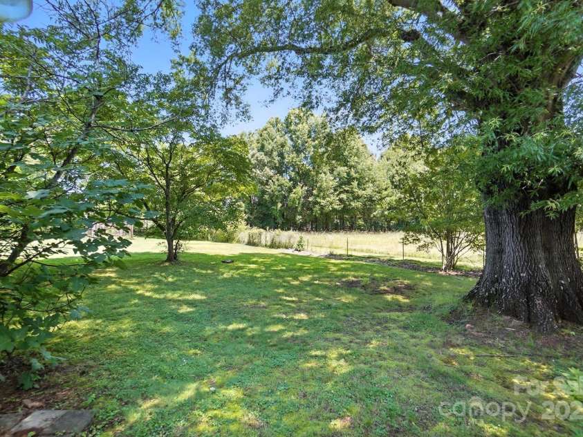 13909 Idlewild Road, Matthews, NC 28105.  MLS# CAR4272282, YatesRealty ID 25933. Back yard