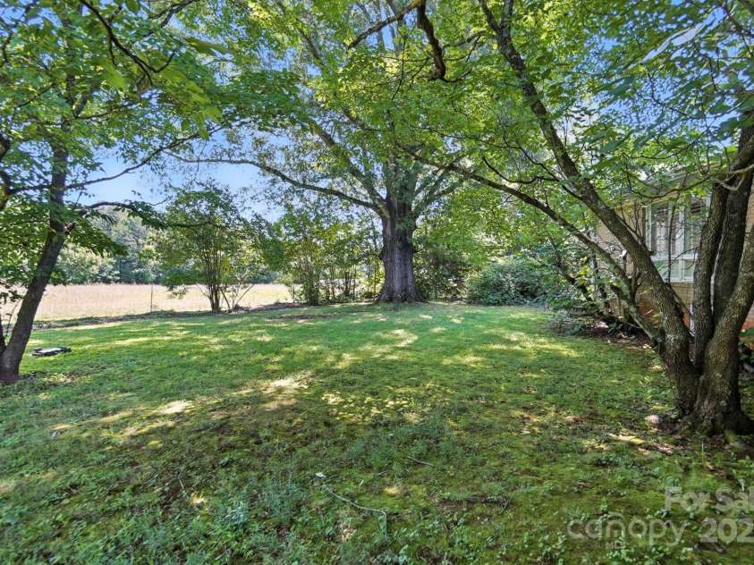 13909 Idlewild Road, Matthews, NC 28105.  MLS# CAR4272282, YatesRealty ID 25933. Back Yard