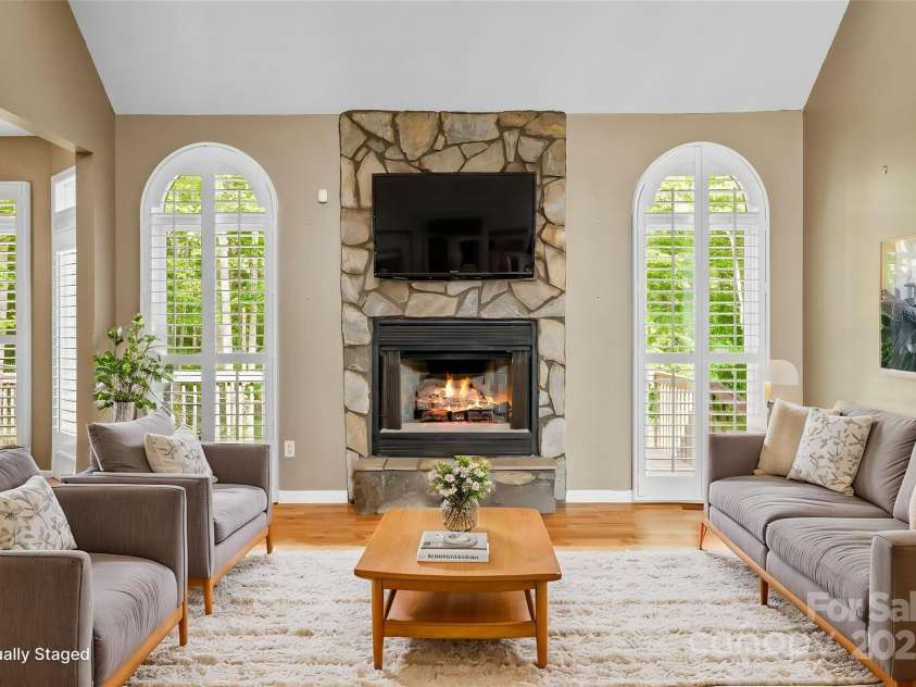 1586 Bull Creek Road, Marshall, NC 28753.  MLS# CAR4262698, YatesRealty ID 25942. Virtually Staged