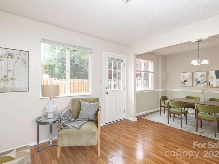9403 Lexington Circle, Charlotte, NC 28213.  MLS# CAR4280775, YatesRealty ID 25945. Virtually staged flex and dinging area