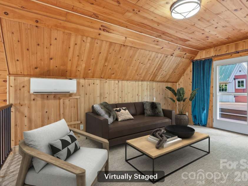 98 Sparkling Springs Road, Fairview, NC 28730.  MLS# CAR4376359, YatesRealty ID 25953. Virtually Staged Loft