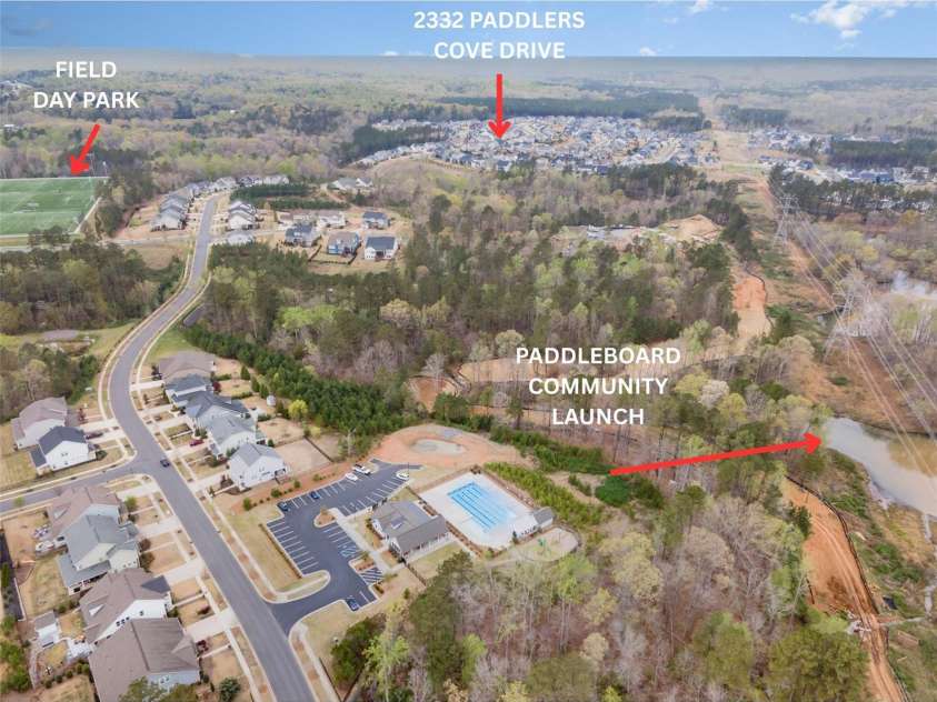 2332 Paddlers Cove Drive, Clover, SC 29710.  MLS# CAR4242429, YatesRealty ID 25958. Community Layout