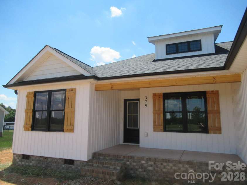 379 Northbrook III School Road, Vale, NC 28168.  MLS# CAR4385195, YatesRealty ID 25959. Front Porch
