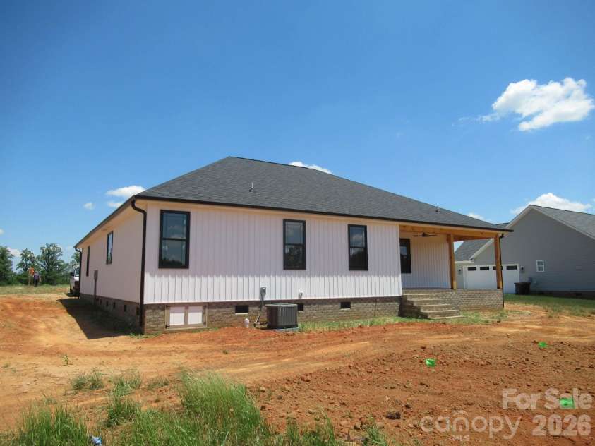 379 Northbrook III School Road, Vale, NC 28168.  MLS# CAR4385195, YatesRealty ID 25959.  Rear View