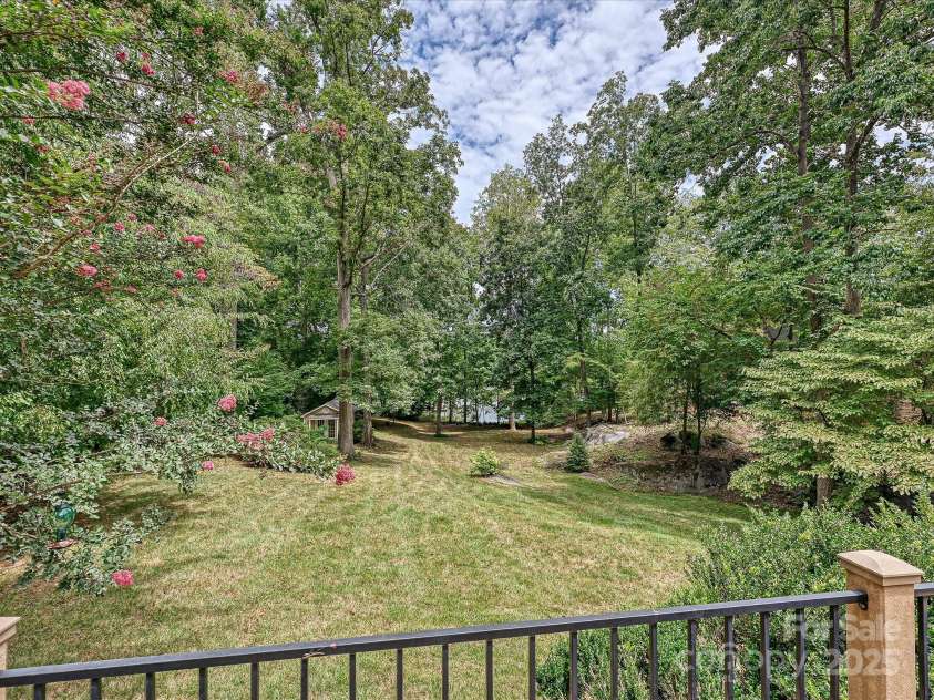 11902 Mountain Crest Circle, Charlotte, NC 28216.  MLS# CAR4286743, YatesRealty ID 2596. Back yard