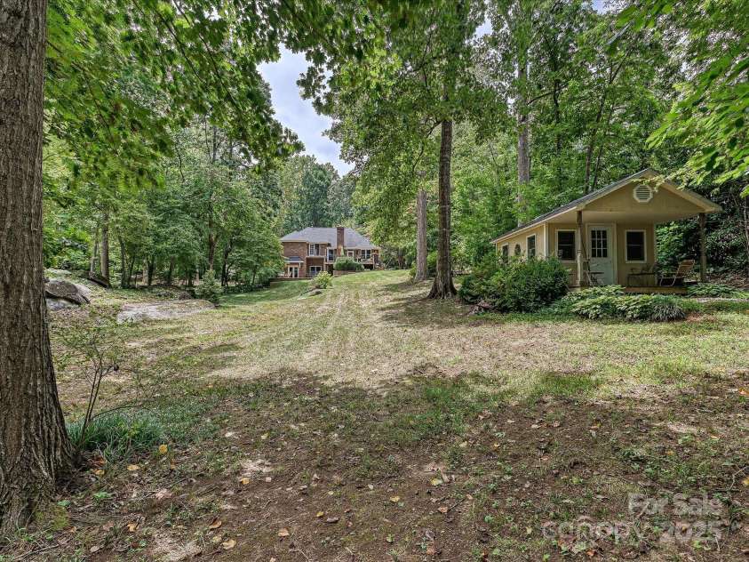 11902 Mountain Crest Circle, Charlotte, NC 28216.  MLS# CAR4286743, YatesRealty ID 2596. Back yard