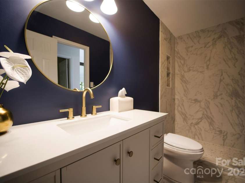 100 Ballantree Drive, Asheville, NC 28803.  MLS# CAR4277967, YatesRealty ID 25963. Completely Remodeled (2025) Main Level Full Bathroom