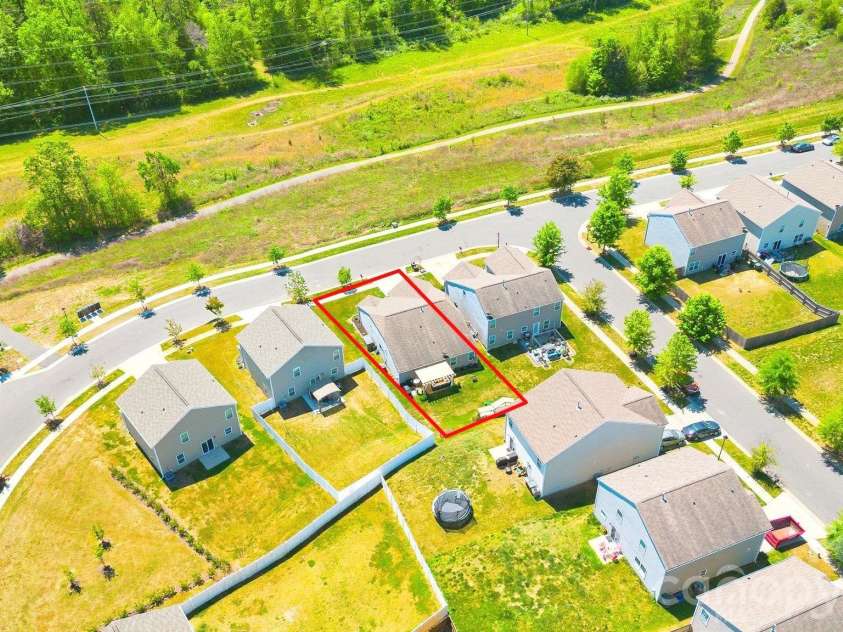 2006 Greenbrook Trail, Dallas, NC 28034.  MLS# CAR4372375, YatesRealty ID 25969. Home faces HOA owned green space!