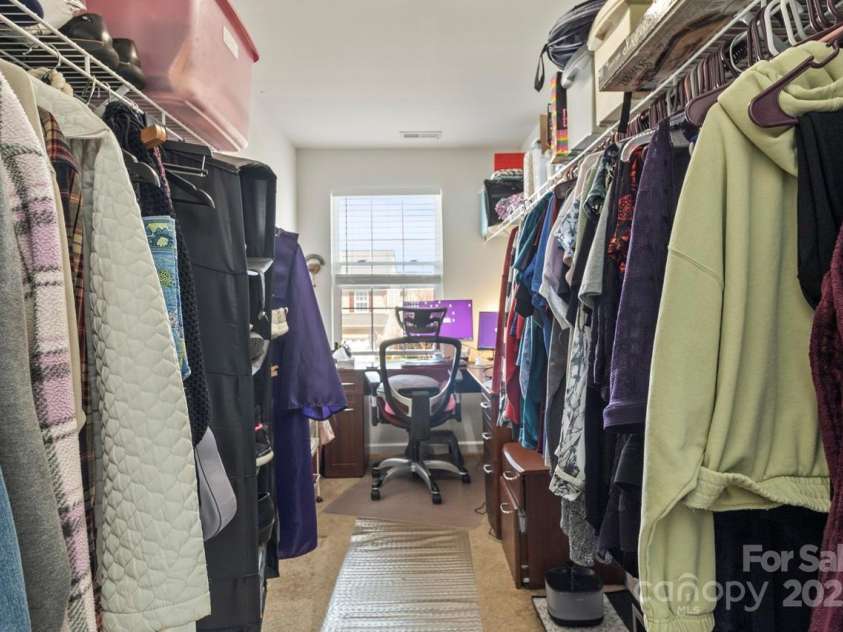 1436 Astoria Lane, Concord, NC 28027.  MLS# CAR4235261, YatesRealty ID 2597. Primary Closet