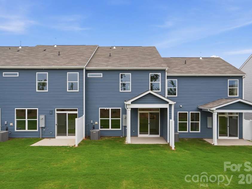 112 Pointer Trail, Troutman, NC 28166.  MLS# CAR4382616, YatesRealty ID 25971. Rear of Home