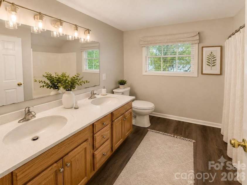 5126 Silver Tree Trail, Conover, NC 28613.  MLS# CAR4377696, YatesRealty ID 25972. Primary Bedroom Bath - Virtually Staged