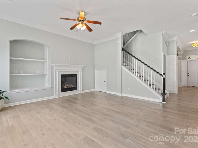 17514 Harbor Walk Drive, Cornelius, NC 28031.  MLS# CAR4276701, YatesRealty ID 25986. Stairs, storage under stairs