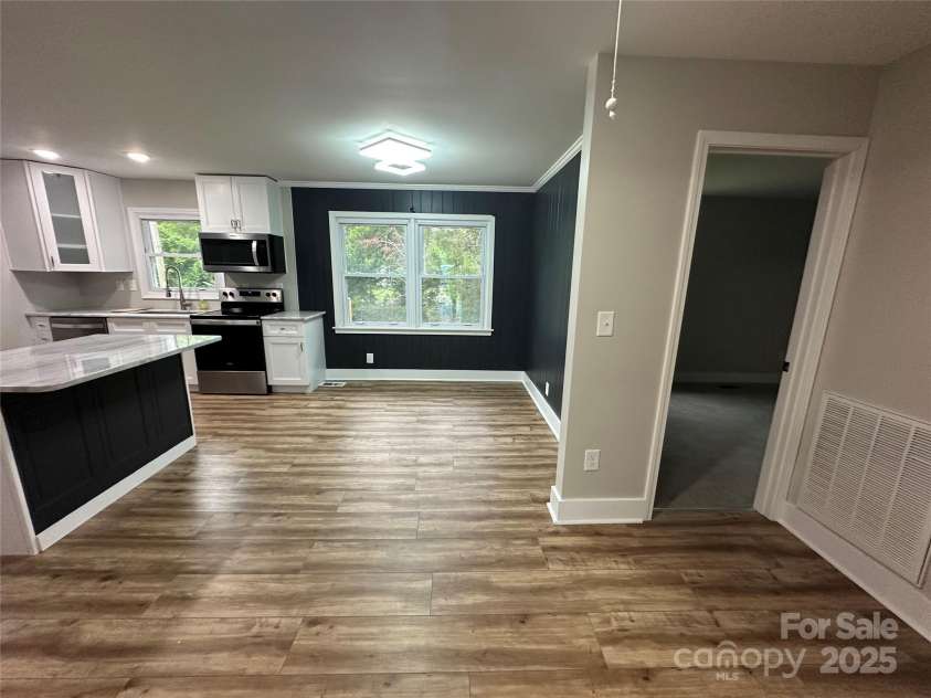 423 Rhyne Street, Dallas, NC 28034.  MLS# CAR4255293, YatesRealty ID 25988. View from Livinig Room
