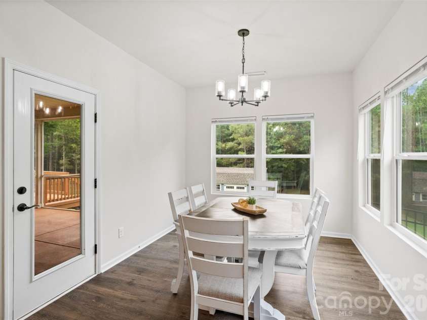 5299 Admirals Landing, Lancaster, SC 29720.  MLS# CAR4335970, YatesRealty ID 2599. Large dining area with views